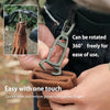A hand holds a durable glove clip holder used to quickly store and remove gloves with one touch.