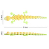Articulated 3D-Printed Gecko Desk Ornament – Flexible Fidget Toy