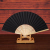 Elegant Foldable Bamboo Hand Fan for Weddings & Parties