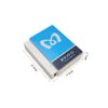 A rectangular blue and white fridge magnet sign featuring a stylized 'M' design for Tokyo Metro.