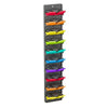 Wall-Mounted Hat Organizer with Spring Clips