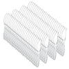 A set of 100 disposable plastic silverware pieces arranged in a fan shape.