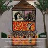 Album cover art for Suicideboy's Long Term Effects Of Suffering featuring a distressed figure in a fire.