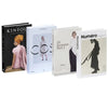 A set of three decorative faux books titled Kinfolk, Summer Part. 1, and Número magazine for home decor.