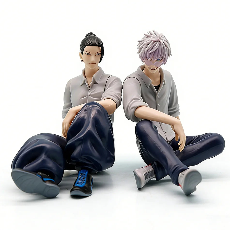 Jujutsu Kaisen Satoru Gojo & Suguru Geto Sitting Pose PVC Figures