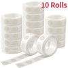 Diez rollos de pegatinas adhesivas blancas reutilizables en forma de puntos para decoración de globos