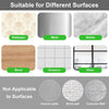 Picture hanging hooks suitable for various surfaces including wallpaper, metal, marble, wood, ceramics, glass, and concrete.