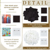 Blank Square Badge Making Kit with Magnetic Backing