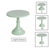 Light green metal cake stand with sizes S, M, and L displayed.