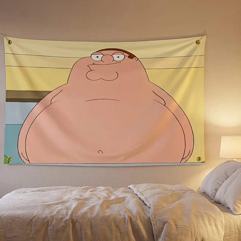 Family Guy Peter Griffin Meme Tapestry Wall Hanging