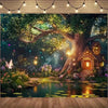 Enchanted Forest Birthday Party Photography Backdrop