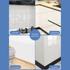 Various scenarios showing clear oil-proof self-adhesive wall protector film used in kitchens, cupboards, living rooms, and co