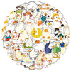 A collection of funny cartoon duck stickers featuring various expressions and scenes for DIY decor.