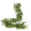 A branch of extra long pine vine used for holiday wreath decoration.