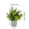 Mini Artificial Bonsai Plants Set for Shelf & Desk Decor