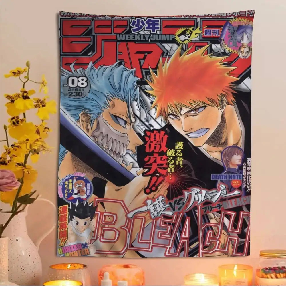 Japanese Anime Tapestry Wall Hanging for Bedroom & Dorm Decor