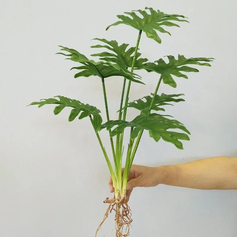 Lifelike Monstera Artificial Palm Tree for Home and Office Decor