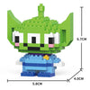 A green and blue LEGO-style model of an animal character with a large head and body, shown from the front.