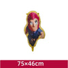 A vibrant acrylic cake topper featuring a character design with pink hair and blue clothing.