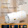 ضوء حائط LED أبيض بحساس حركة، يعرض ثلاث أوضاع: إيقاف، تشغيل دائم، واستشعار تلقائي.
