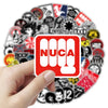 50 Piece Classic Rock & Punk Band Sticker Pack – Waterproof for Laptops, Phone Cases, and More
