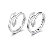Open Design Hug Ring with Embracing Hands for Women