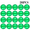 20 pieces of bright green luminous LED coaster lights for bottles and glasses