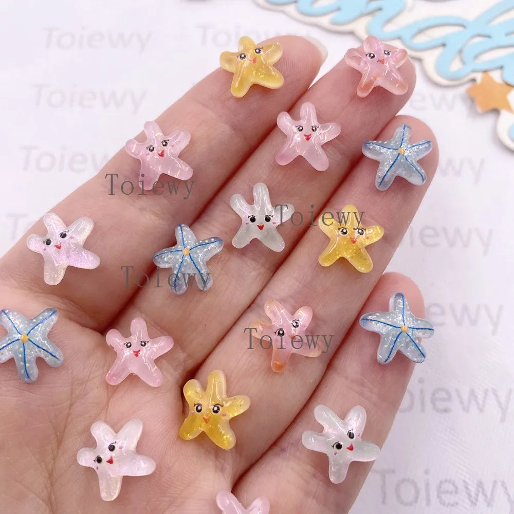 Ocean-Themed Resin Charms for Jewelry and Craft Projects