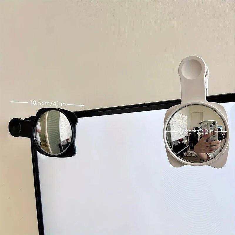 Clip-On Convex Privacy Mirror for Smartphones & Monitors