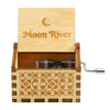 Retro Hand-Cranked Wooden Music Box
