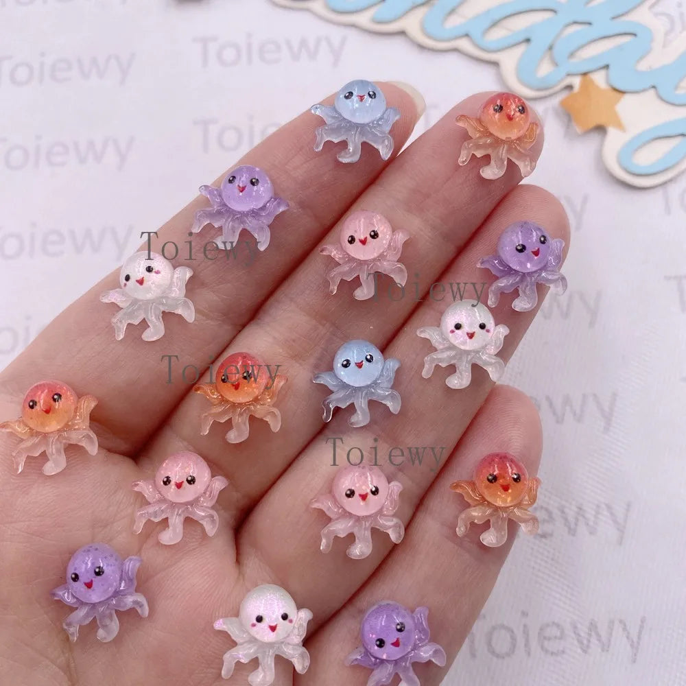 Ocean-Themed Resin Charms for Jewelry and Craft Projects