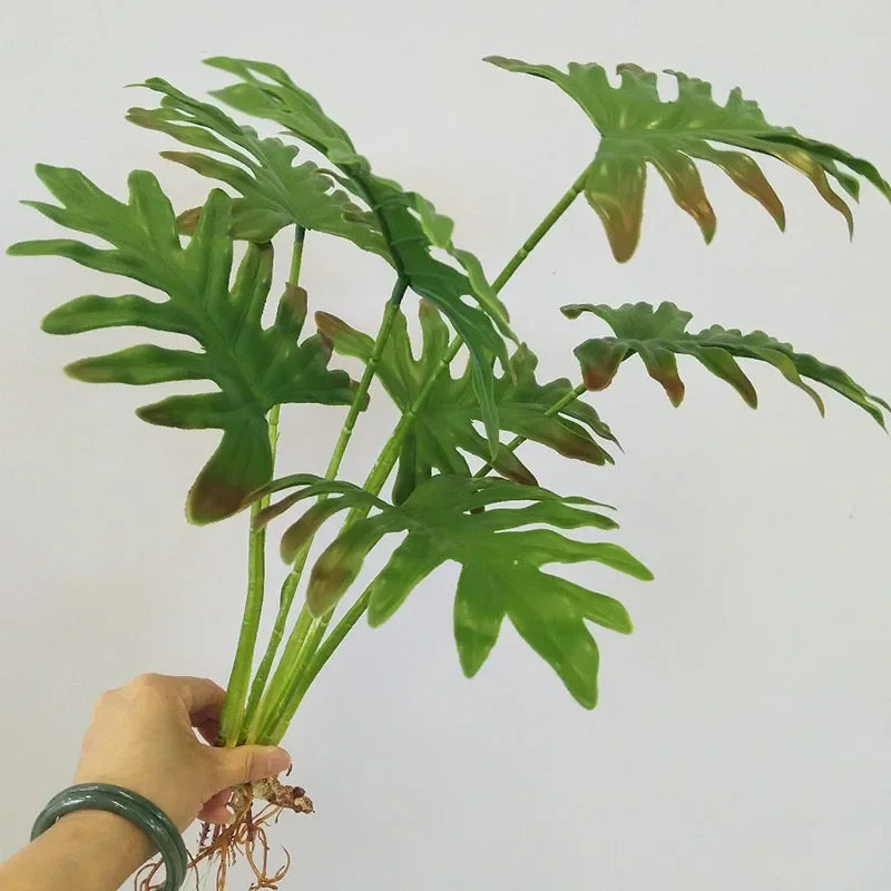 Lifelike Monstera Artificial Palm Tree for Home and Office Decor