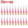 20 pieces of pink mini retro troll doll collectible figures
