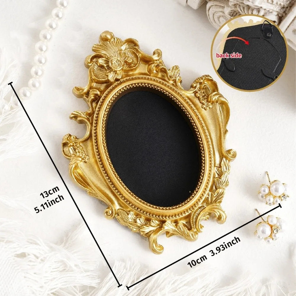 Ornate Resin Hanging Photo Frame for Vintage Décor