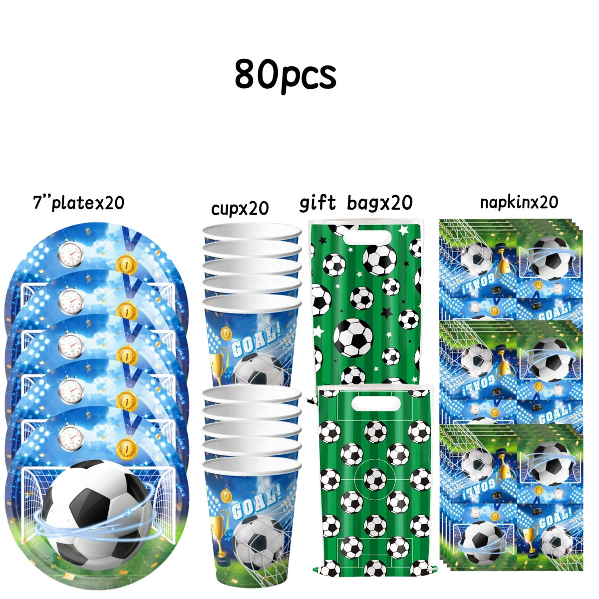 Soccer Birthday Party Decoration Kit