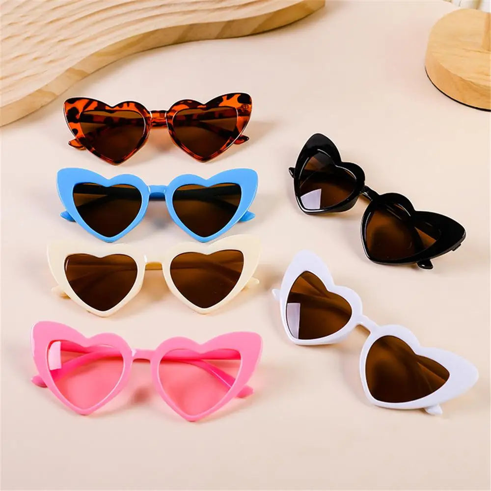 Kids Heart-Shaped Sunglasses with UV400 Protection