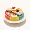 Miniature Dollhouse Food Set with Snacks, Cakes, Drinks & Wine