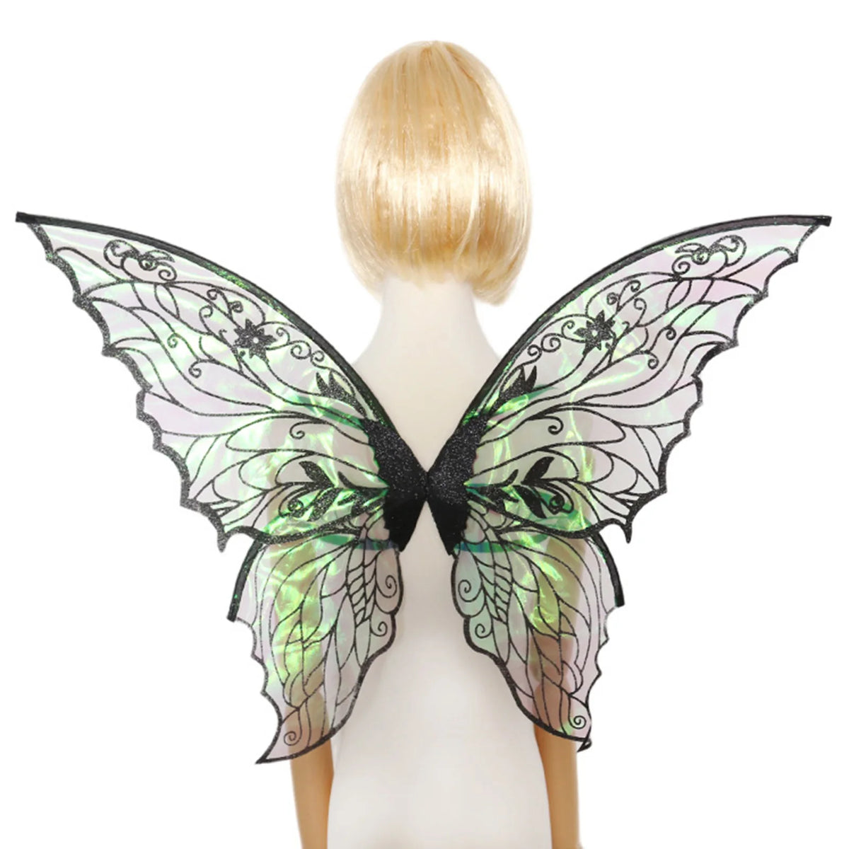 Gradient Fairy Wings with Elastic Shoulder Straps
