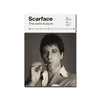 Poster for Scarface The World Is Yours featuring a man in a suit looking directly at the camera.