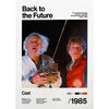 Movie poster featuring actors from Back to the Future, Scarface, and Titanic with the year 1985