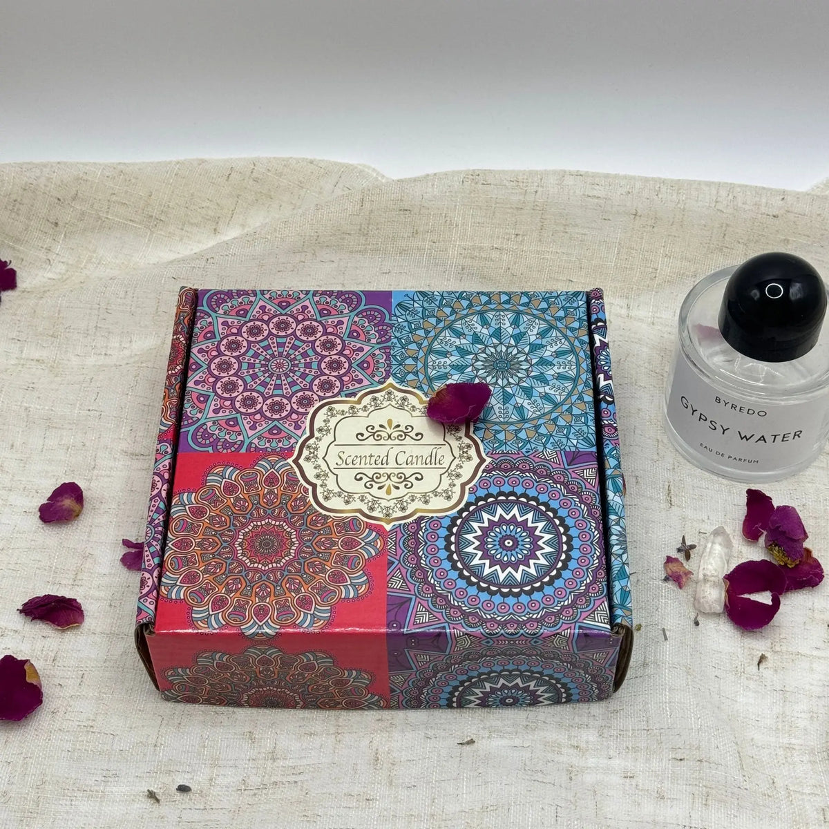 Scented Soy Wax Candle Gift Set with Travel Tins