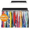 Marathon Medal Display Rack with 20 Hooks – Wall Mounted Medal Holder