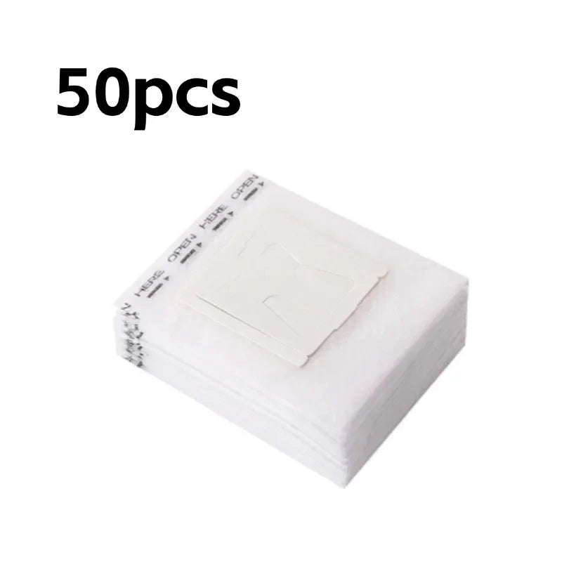 50 pieces of disposable hanging ear coffee filter bags for pour-over brewing