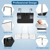 Professional design portable trifold vanity mirror featuring aluminum alloy, glass, and ABS plastic components.
