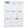 A weekly planner grid for organizing tasks and notes with labeled days from Sunday to Saturday.