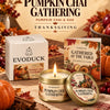 Orange Loaf Scented Candle Set in Gold Tins (4-Pack)