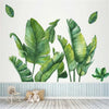 Fresh Green Plant Wall Sticker for Kids Room and Living Room Decor