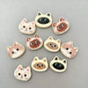 Adorable Cat Head Fridge Magnets – Set of 10 for Kitchen & Home Decor