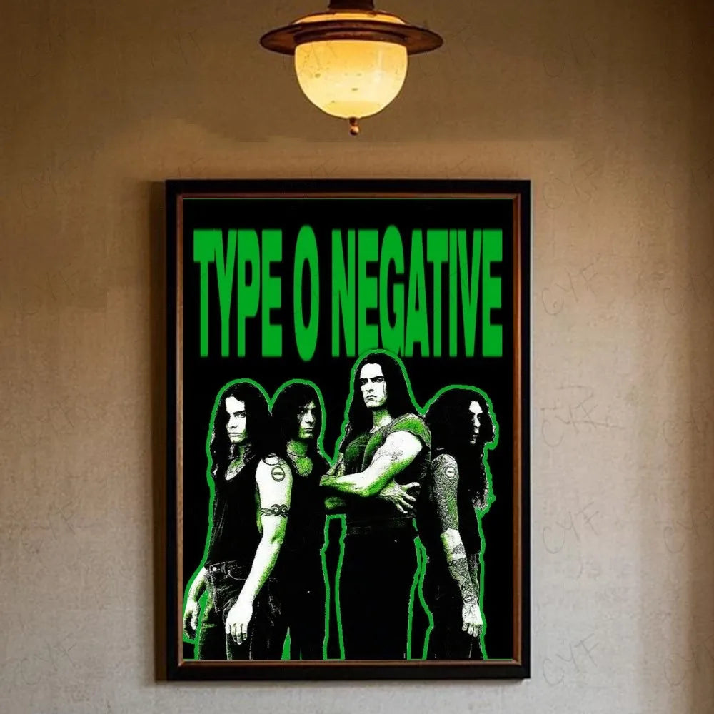 Type O Negative Band Poster – HD Art Print for Walls