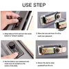 Instructions showing how to use a classic book hidden safe with a combination lock by setting dials and resetting the lock sl